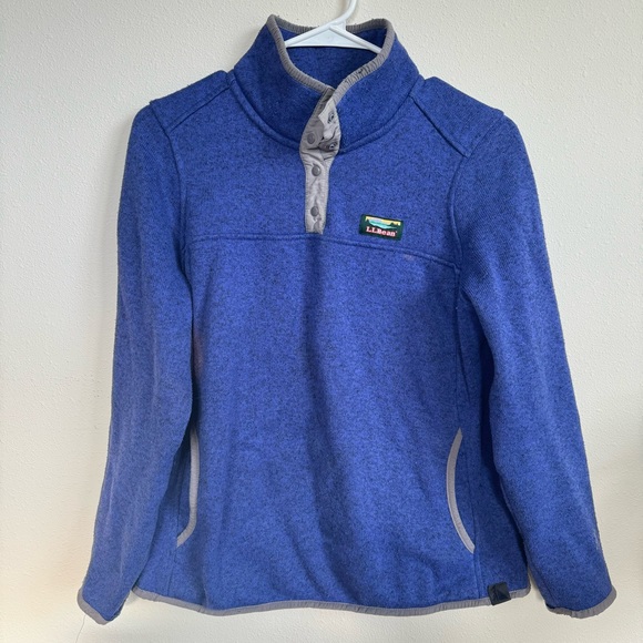 LL Bean Womens Pullover Fleece Sweater Size Small to Medium - Picture 1 of 5